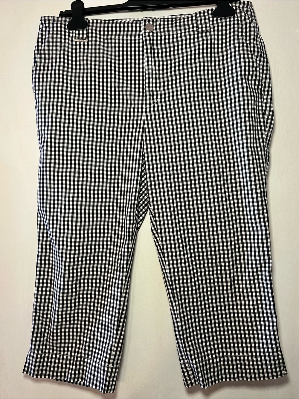 Ralph Lauren Black and White Gingham Pants